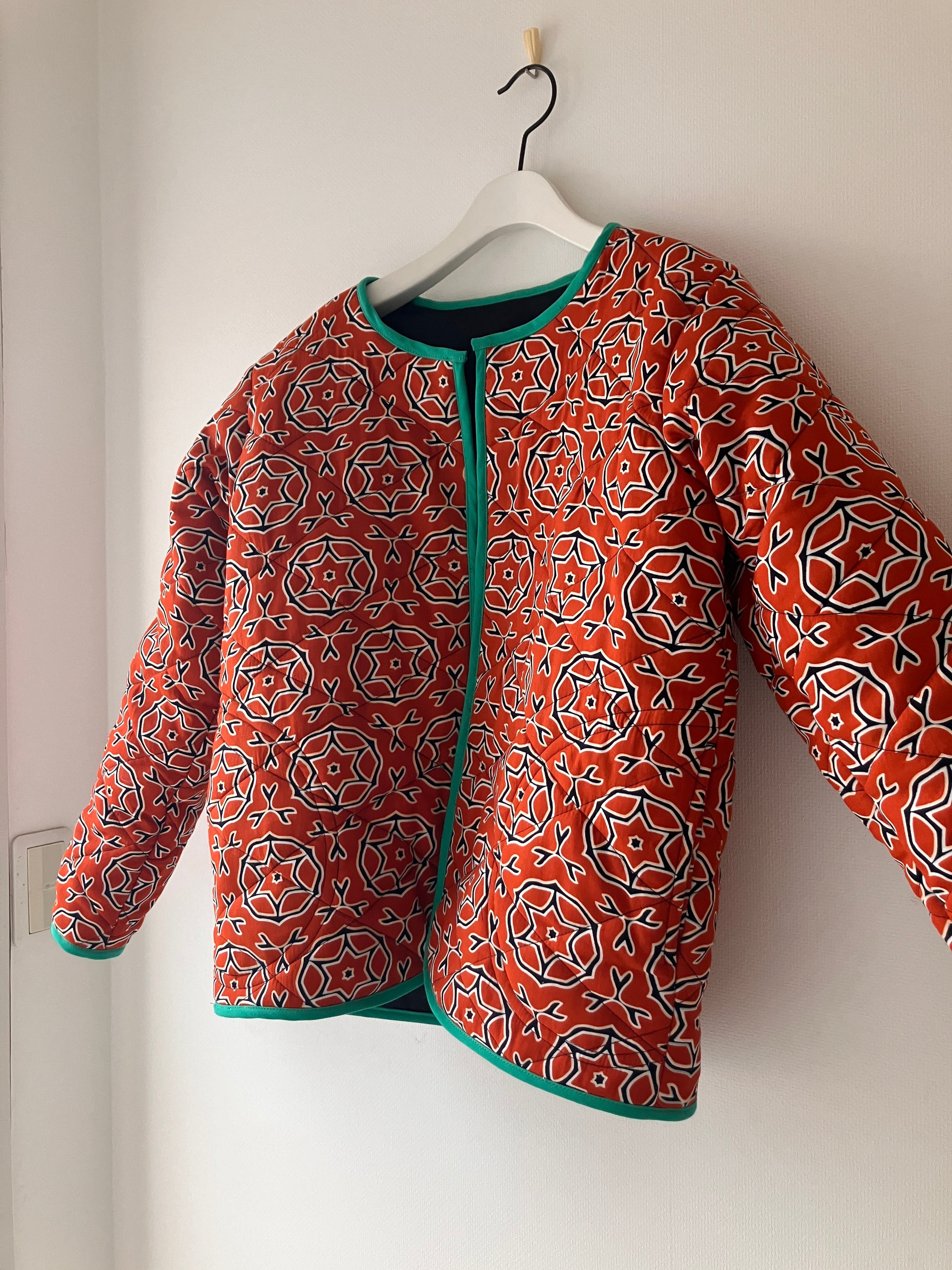 キルティングジャケット=red=