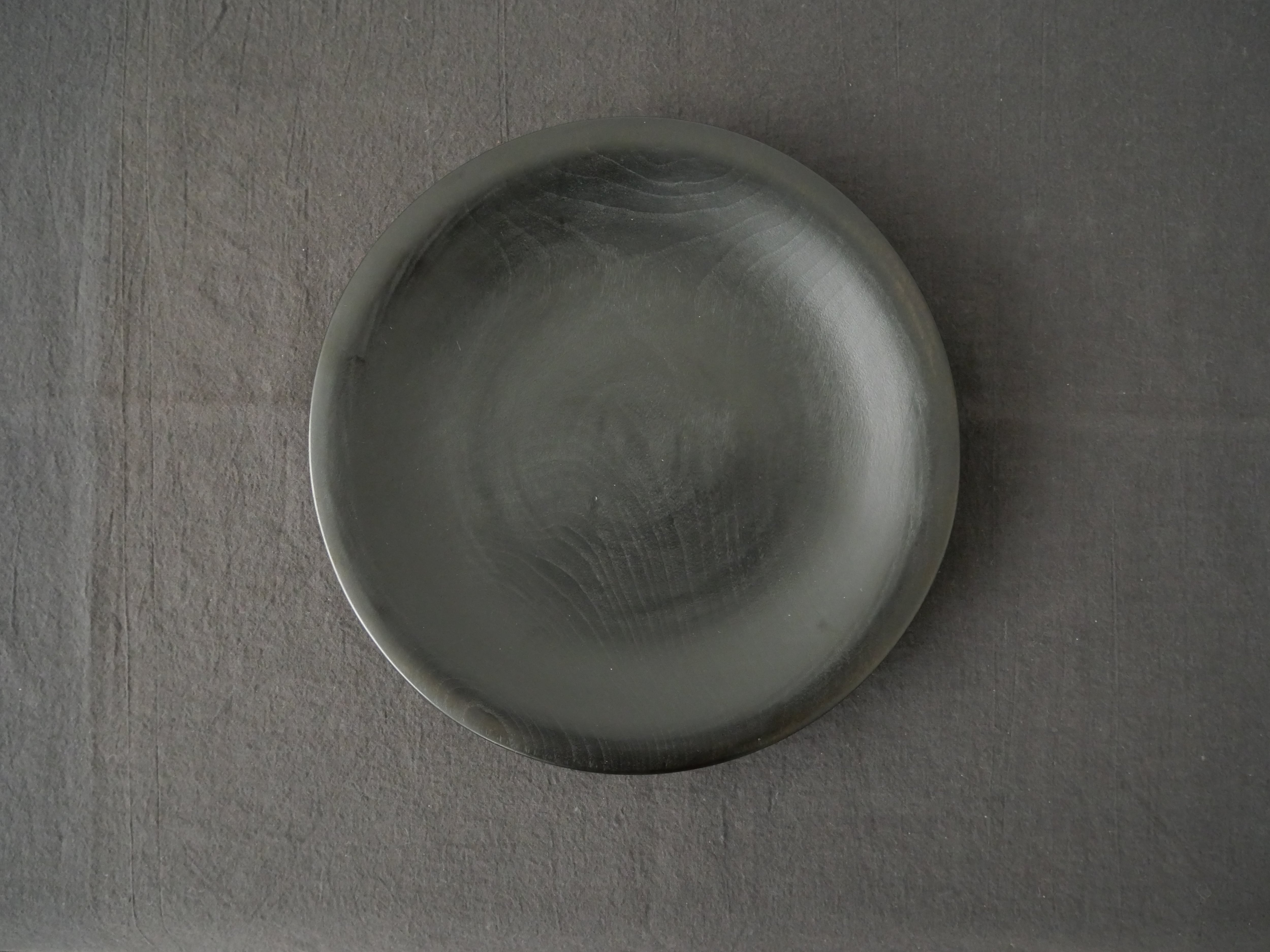 豊田豪史 / 木皿 M Φ19cm(漆)