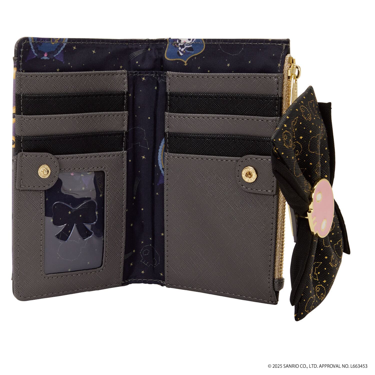 LF SANRIO KUROMI 20TH ANNIVERSARY BI-FOLD WALLET_SANWA1045