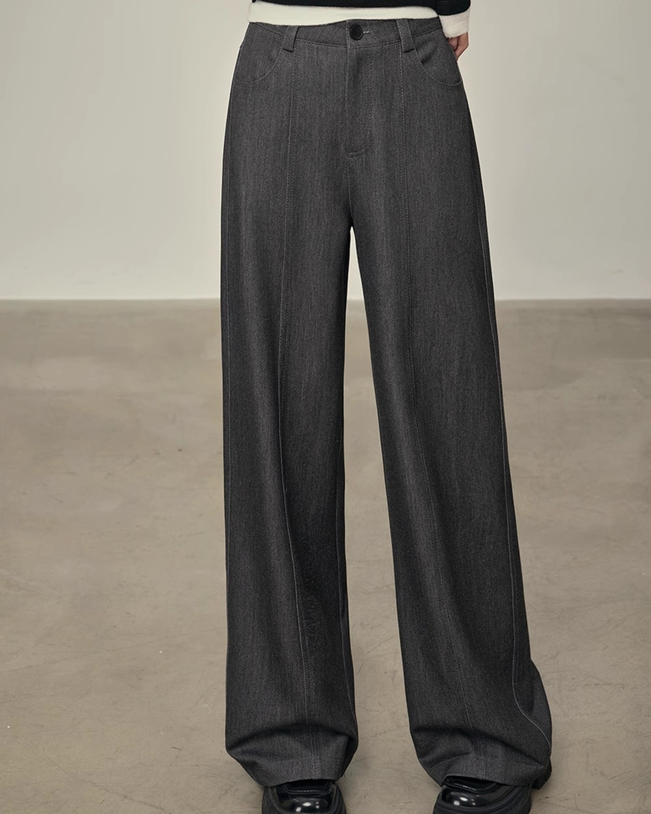 High waist wide Slacks T20408