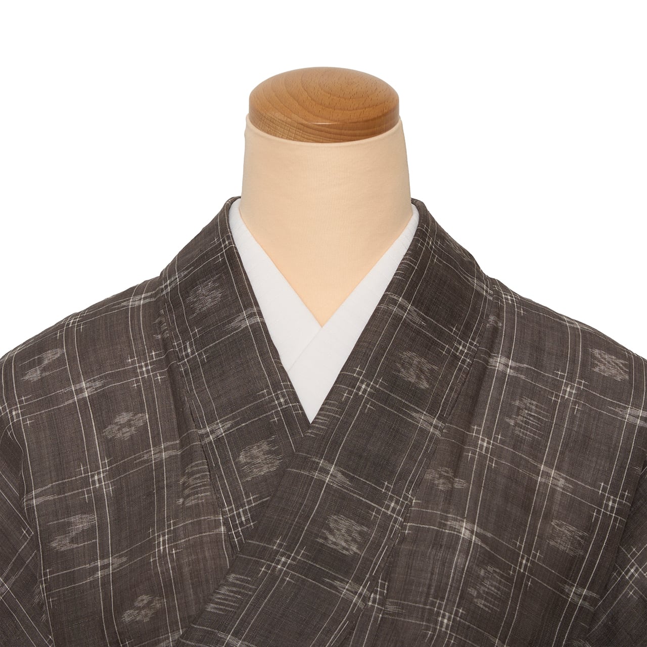 重要無形文化財越後上布 花と水の絣模様 単衣着物【中古】 | かわの屋