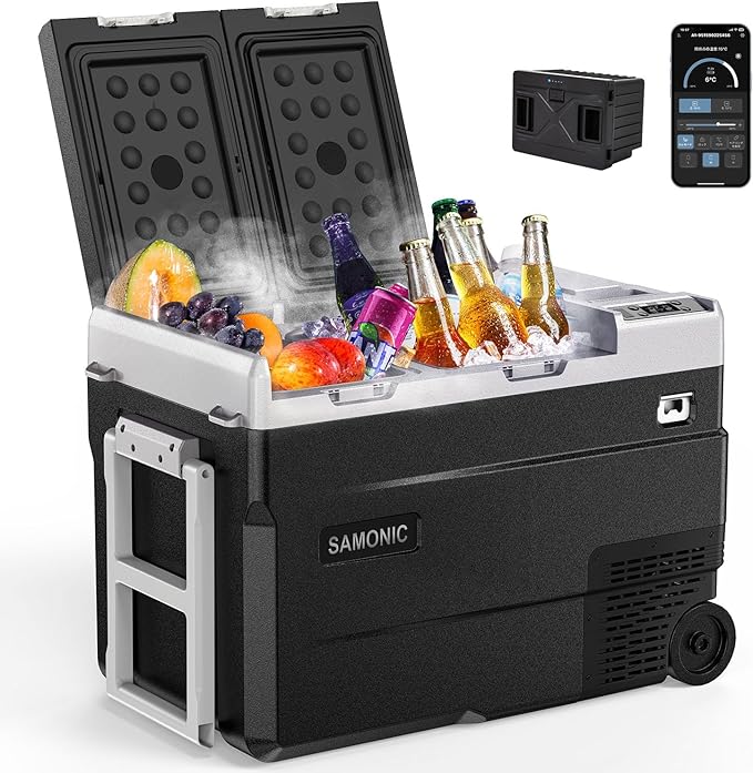 2025最新】Alpicool 車載冷蔵庫 2室 23L ポータブル冷蔵庫 独立温度