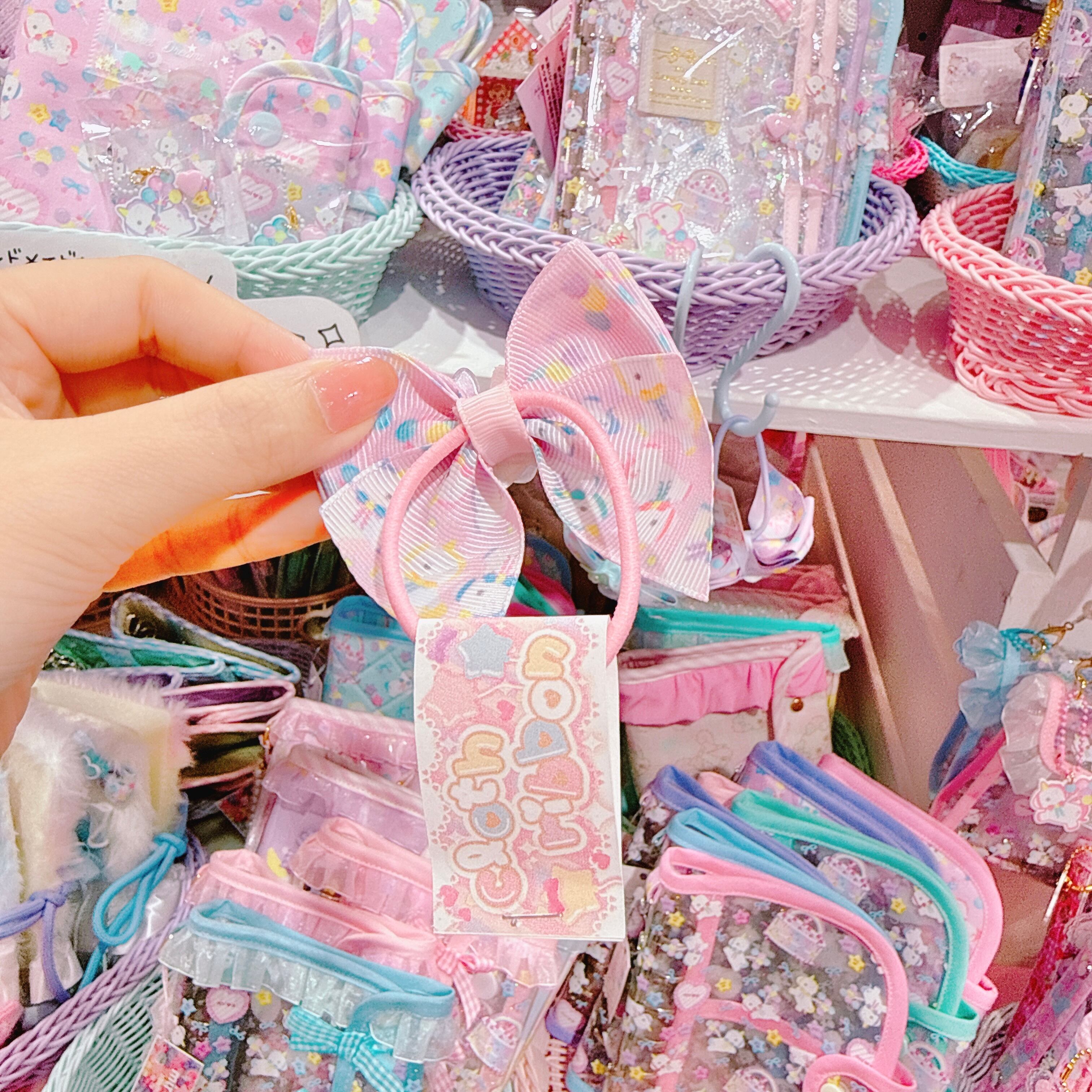 【C5】85-26パーツ付きヘアゴム