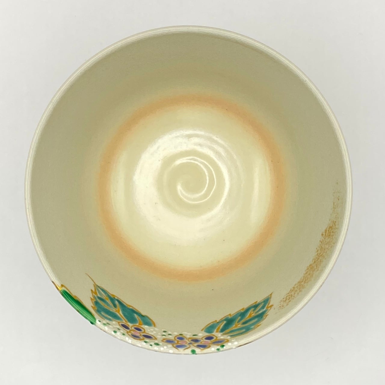 新古】茶碗 仁清 紫陽花 加藤松香 共箱入 | 茶道具 錦玉堂