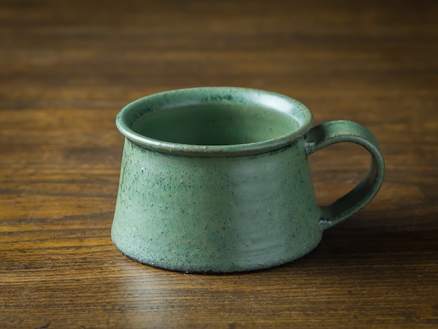 銅釉 青銅色 台形カップ（コーヒーカップ・マグカップ）／安藤美和