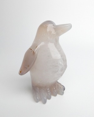 Druzy Agate ドゥルジーアゲート ⭓ ペンギン ⭔ CARVING