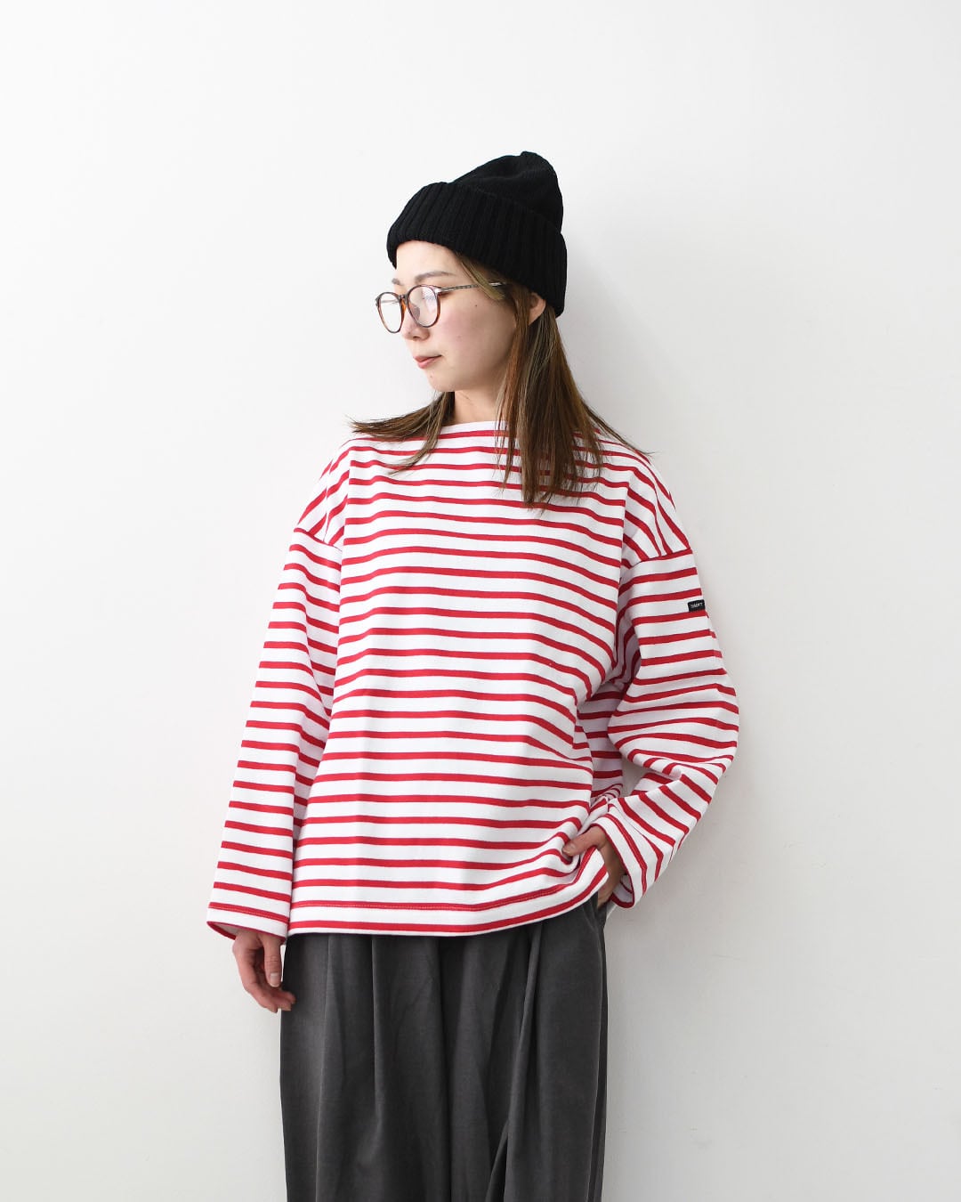 SAINT JAMES [20JC OUES LOOSE BORDER - NEIGE/TULIPE] [20jclb-ne-tul