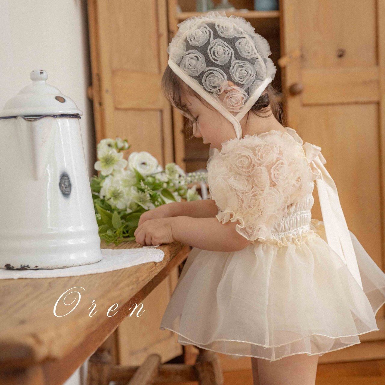 【即納】oren/Marianne Rose swimsuit (with bonnet)