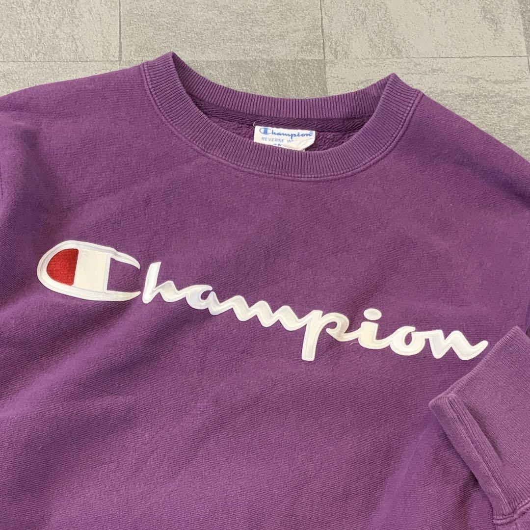 USA規格 青単 champion reverse weave ビッグ刺繍 | 古着屋　MOU powered by BASE