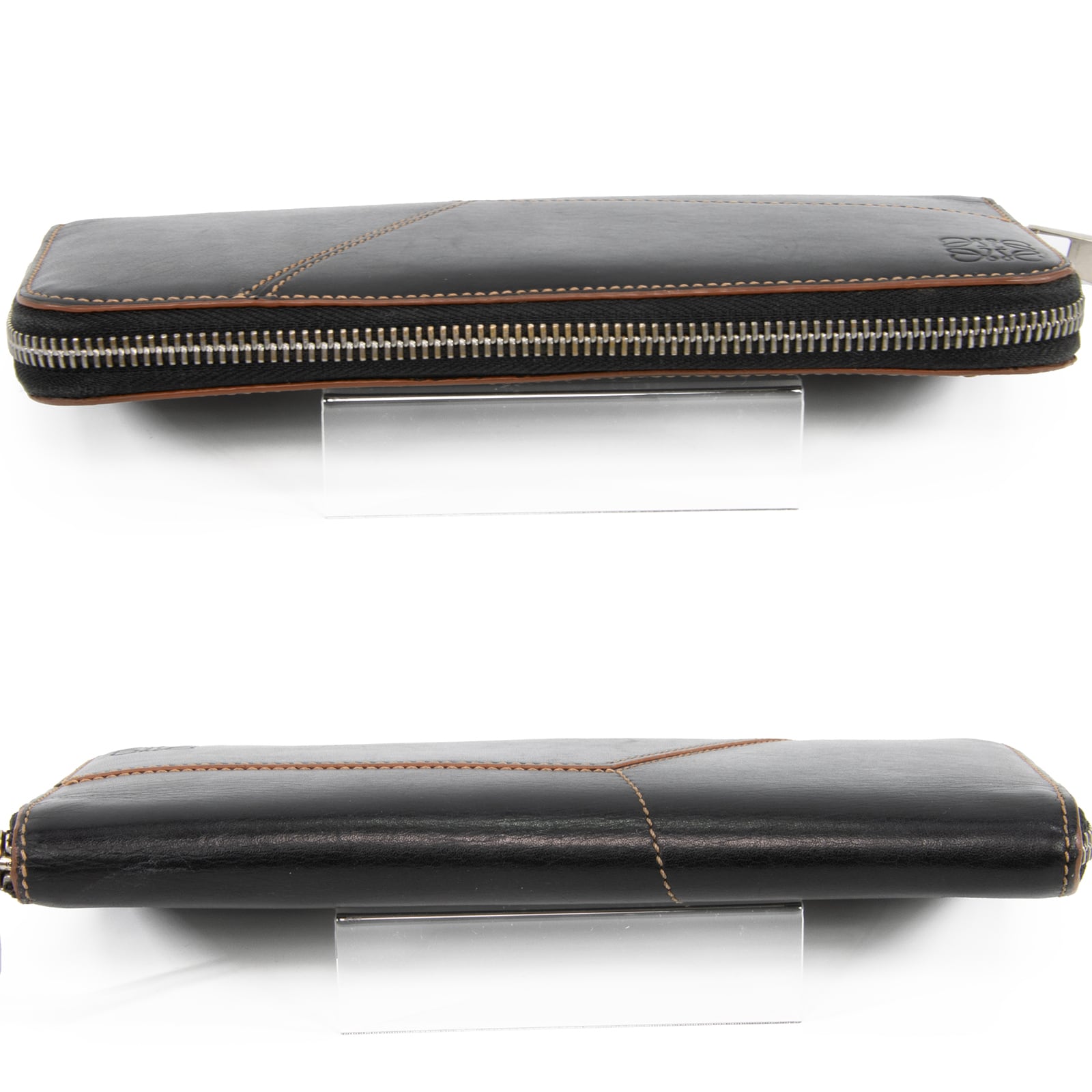 本物 送料無料 ロエベ 長財布 ラウンドファスナー メンズ