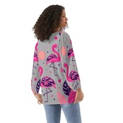 Women's Long-Sleeve Chiffon Blouse 4377