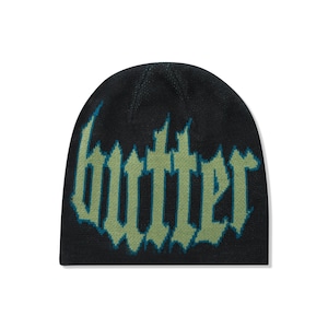 BUTTER GOODS CROP BEANIE BLACK