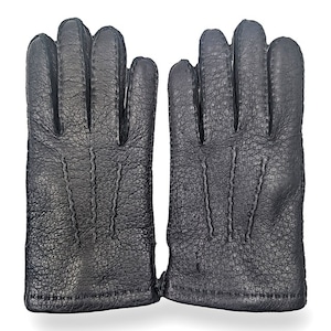★定価17.82万円・新品未使用★ デンツ DENTS　ペッカリー×カシミヤライニンググローブ　ブラック　サイズ8, 9.5, 10（Mサイズ相当）