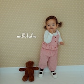 韓国子供服 / 26Autumn / Milkbalm / キャンディーチェックパンツ / 女子服 / キッズ服 / 秋服 *XS~XL*