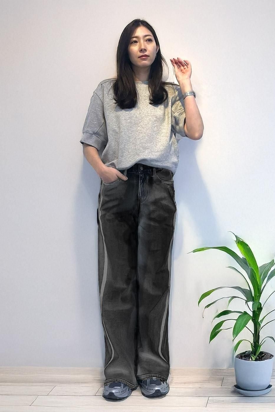 新作 シャギーフレンチスリーブトップス frene lumier | Pay ID