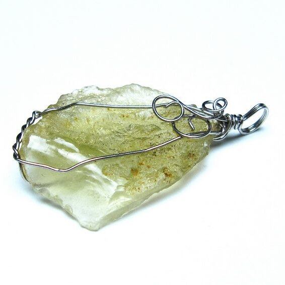 リビアングラス ペンダント 一点物 メール便可 [M便 1/20] 112-13570