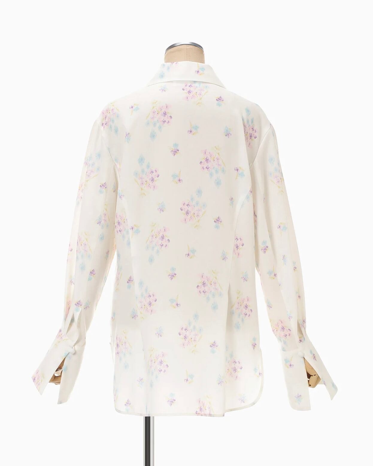 Mame Kurogouchi】Floral Motif Printed Shirt/white | TOLMA.