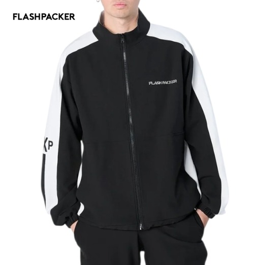 フラッシュパッカー ジャケット ソロテック セットアップ FLASH PACKER SOLOTEX Eco-Hybrid トラックジャケット XJK-TRACKS BLACK