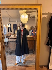 【最高級コレクションライン】BURBERRY PRORSUM ネイビートレンチコート