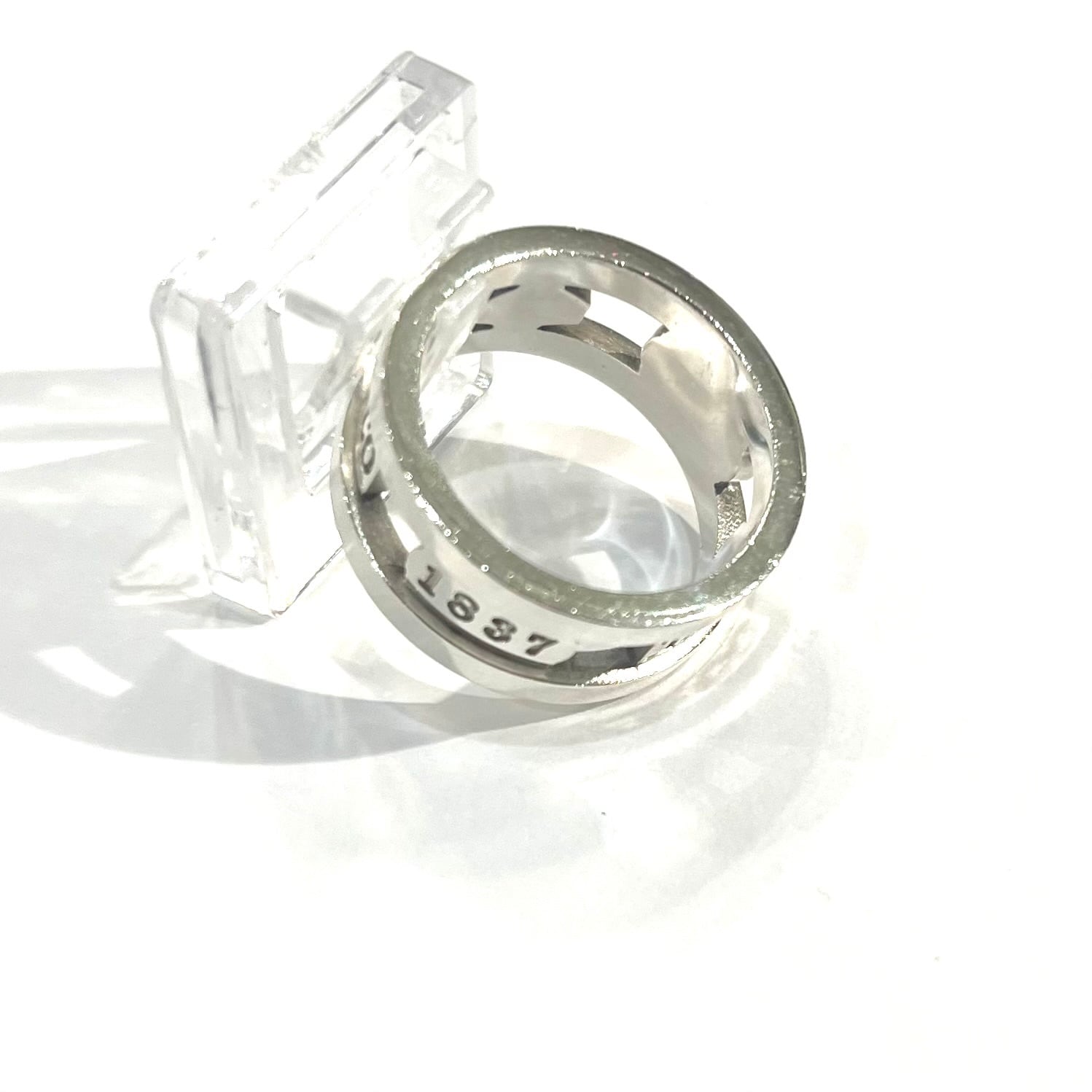 希少【TIFFANY&CO.】【17号 】2584 T&COオープンエレメント ボリューム