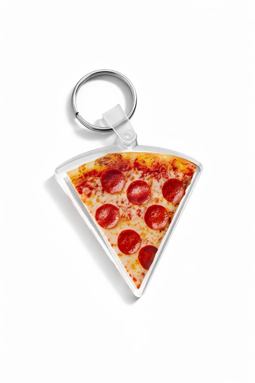アクリルキーホルダー【slice PIZZA】　キーチェーン