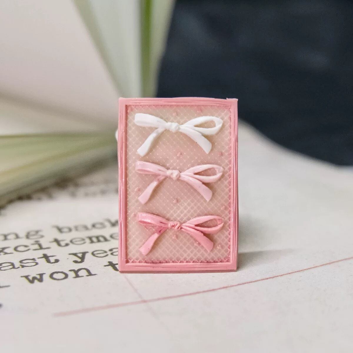 シーリングスタンプヘッド three ribbon