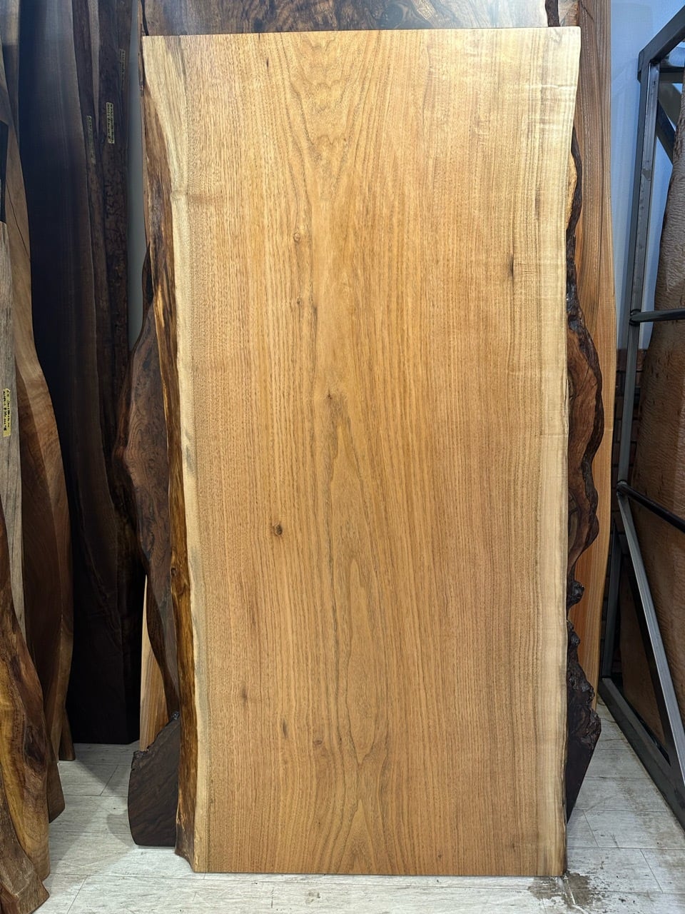 胡桃(クルミ)_1600×730-770×60_浅草本店_テーブル天板/一枚板 262761-1