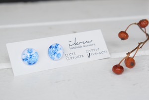 ikru　ブルーイヤリング