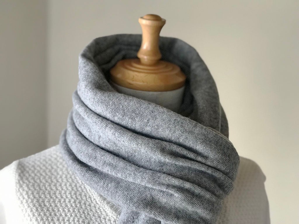 BISYU カシミヤ100% マフラー グレー