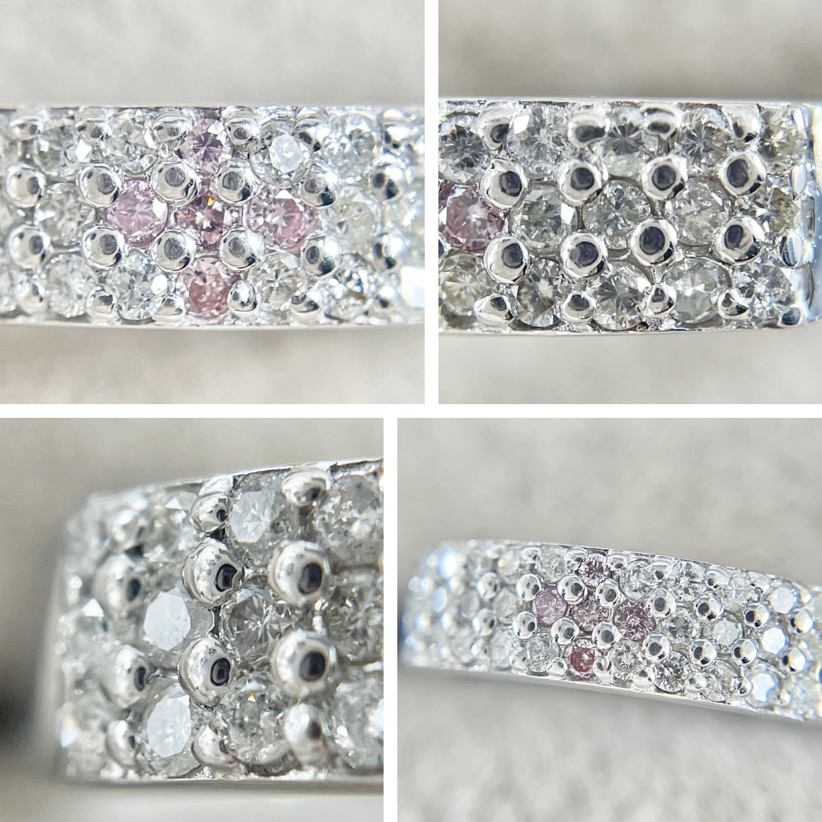 18金 K18 ダイヤモンド 0.33ct デザインリング指輪 11号2.94g