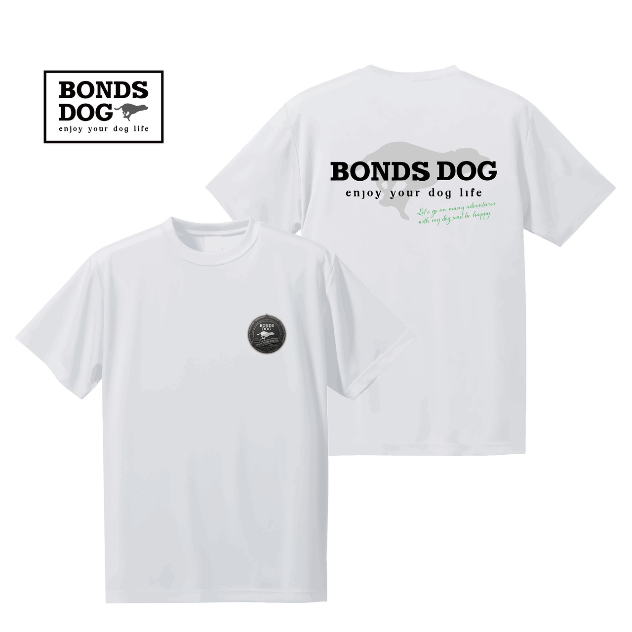 【チャリティーTシャツ】 BONDS DOG：「絆」