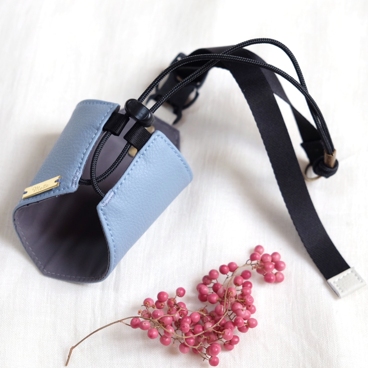 Motte-モッテ- ＜ブルー×ホワイト＞ ※アップルレザーVer.