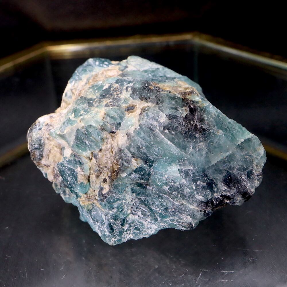 マダガスカル産 グランディディエライト 89,7g GGD002 鉱物 標本 原石