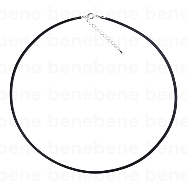 皮ひも3mm 40cm / ｱｼﾞｬｽﾀｰ5cm(DRﾒｯｷ) 留金具DRﾒｯｷ