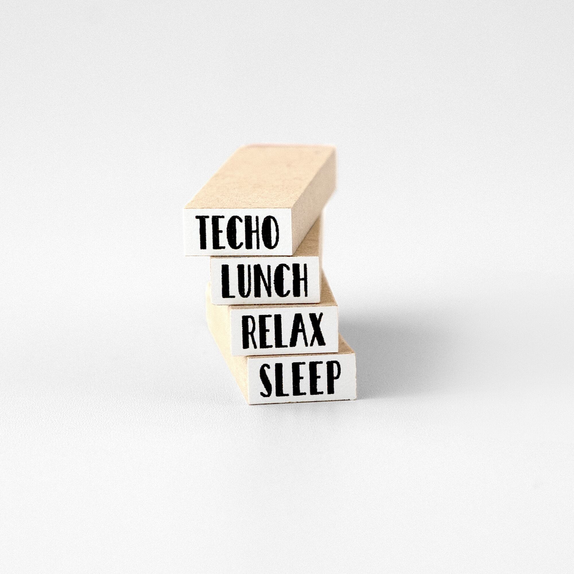 【小さな文字】TECHO_手帳 | はんこ