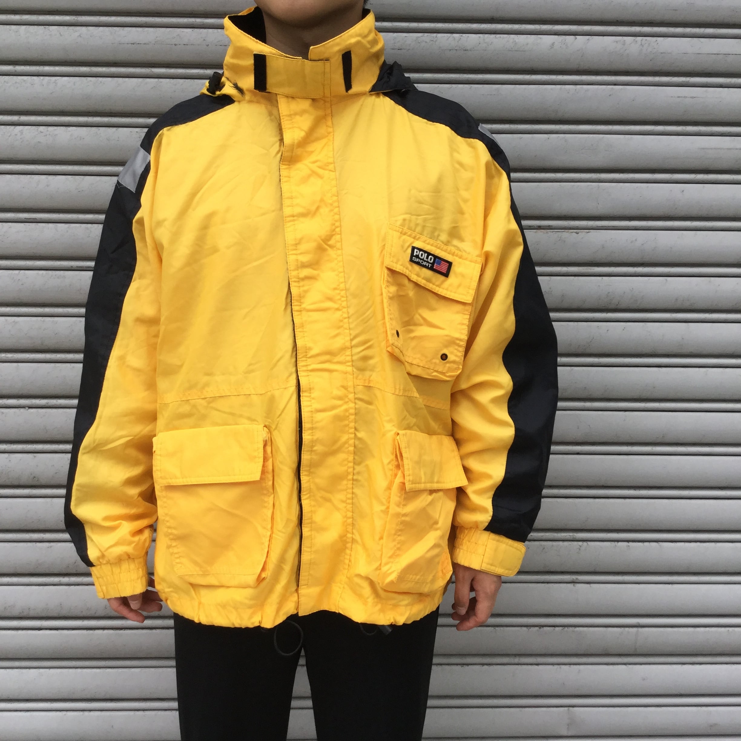 送料無料』レア 90s POLO SPORTS アクティブナイロンジャケット XL