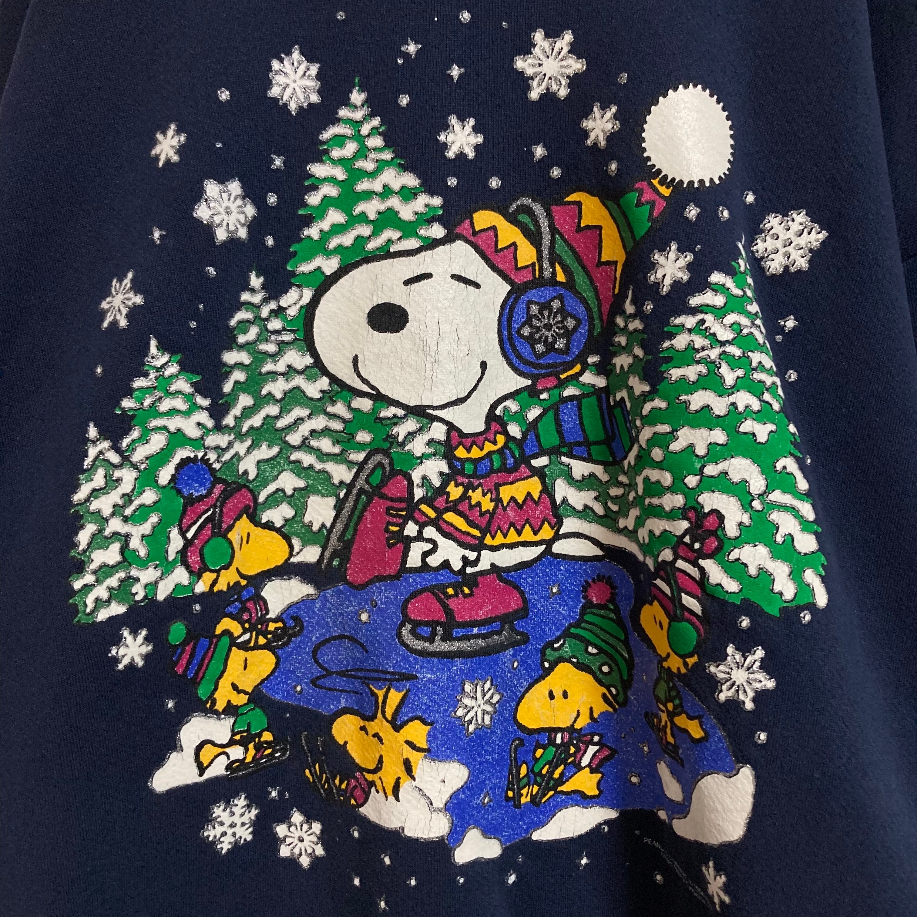 vintage 60s sweat PEANUTS スヌーピーウッドストック