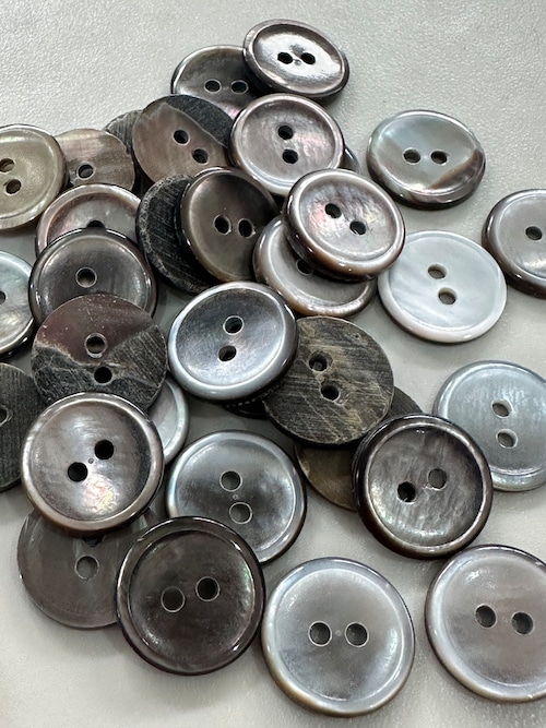 【単体購入不可商品】jn421 15mm黒蝶貝シェルボタン