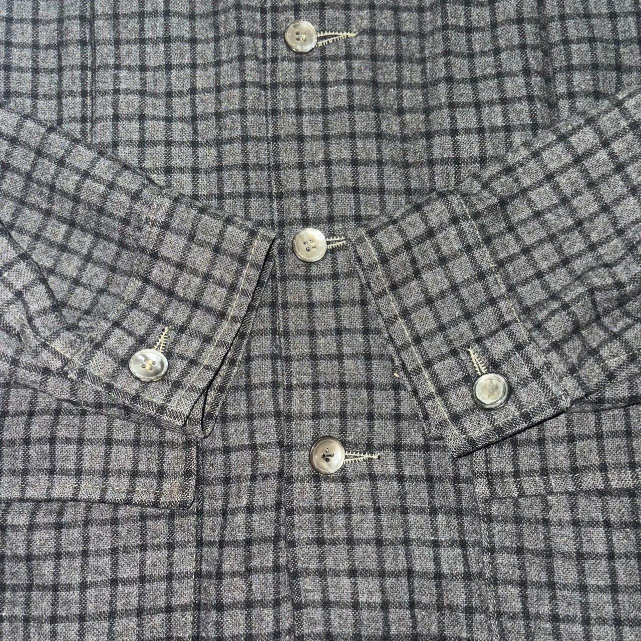 vintage 1960’s wool tailored coverall jacket