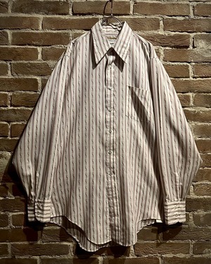 【Caka act3】"ARROW" 70's Stripe Design Vintage L/S Shirts