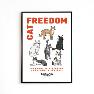 ♯055 FREEDOM CAT POSTER