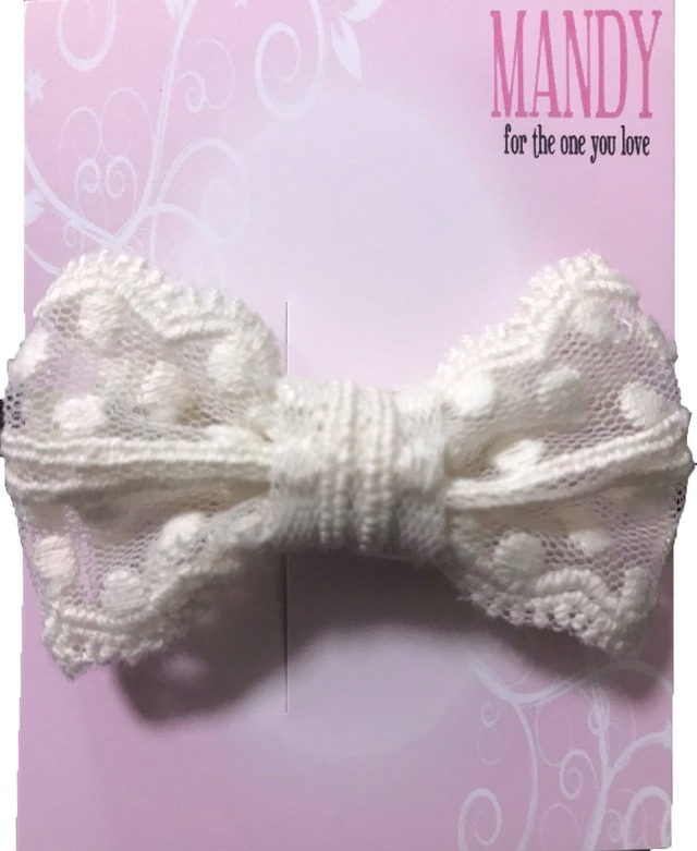 MANDY BOWS LACE