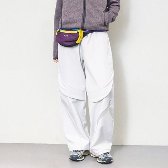 カーブ切替ワイドトレックパンツ C00895