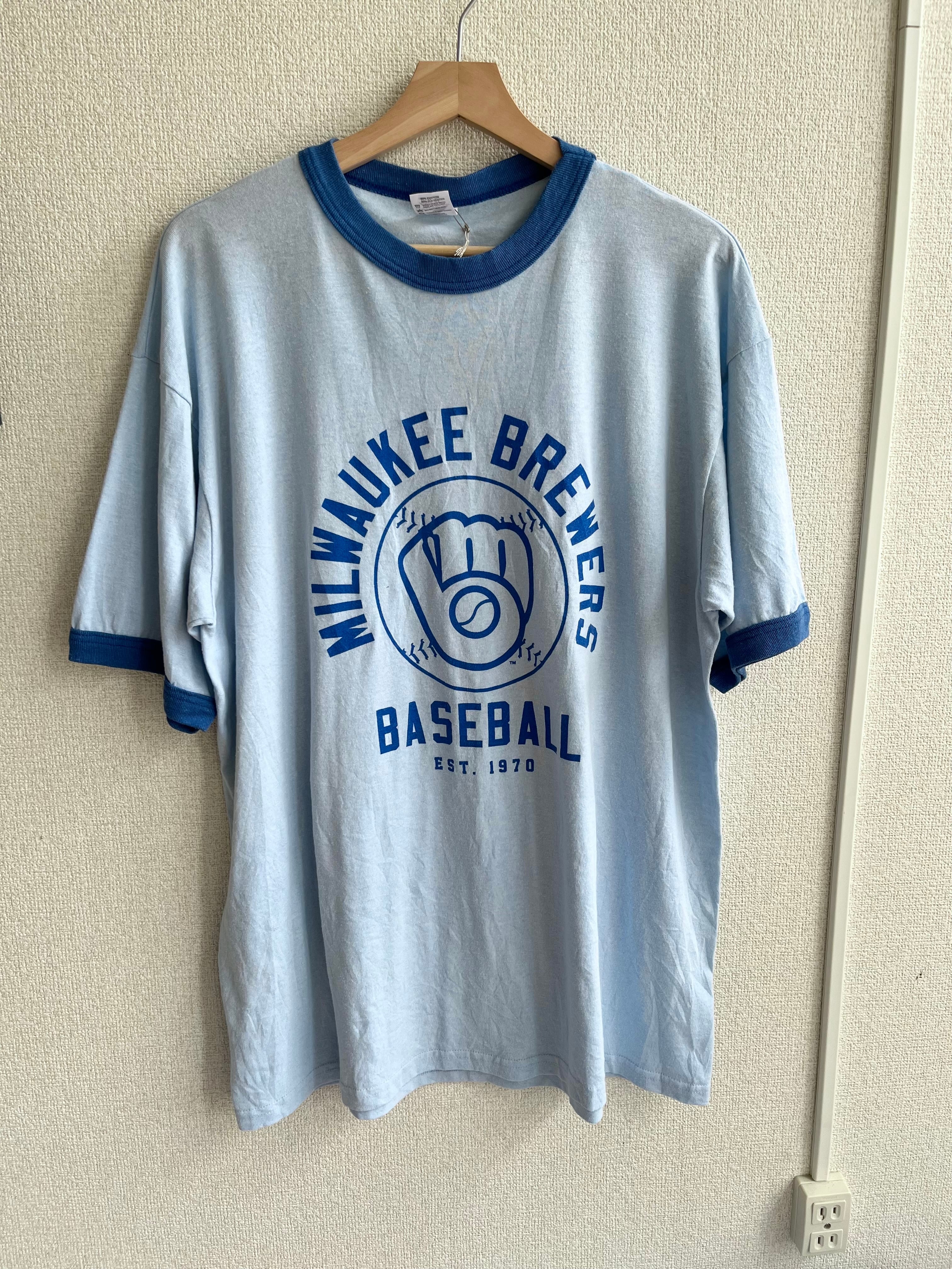 古着 AUGUSTA リンガーT "MILWAUKEE BREWERS"