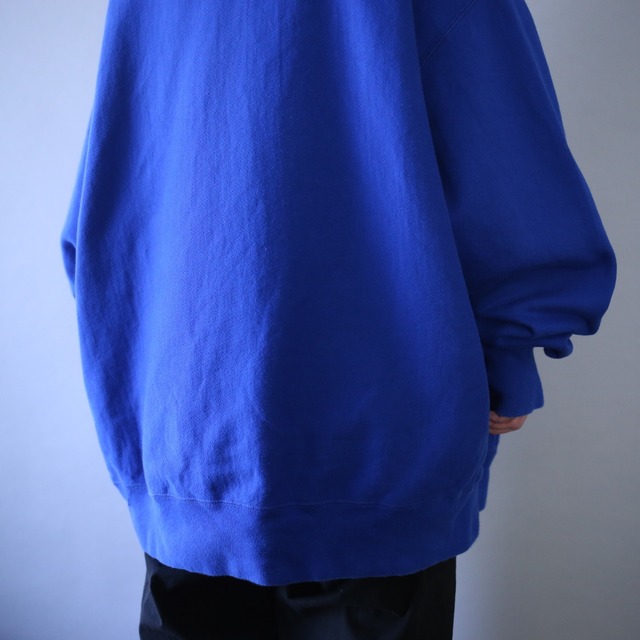 "Champion" deep blue color XXXL over silhouette reverse wave sweat parka