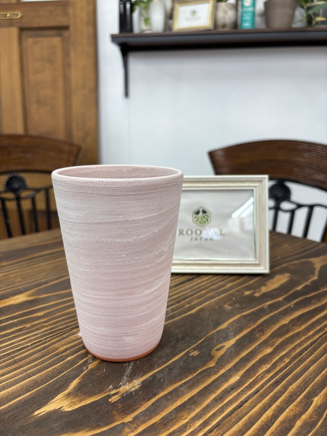 【国産】9㎝三河鉢　ホワイト　（口径9㎝・高さ14㎝）