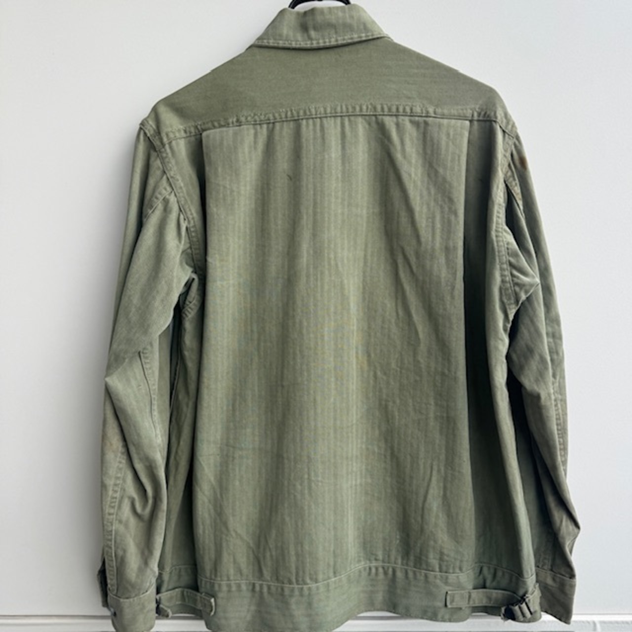 US Army M-41 HBT シャツジャケット 32R 40s 画像8