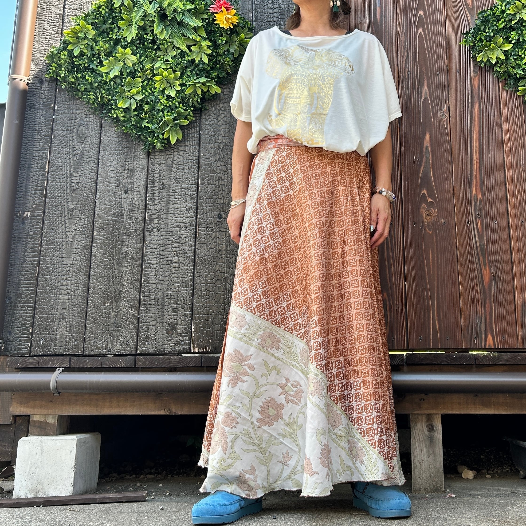 シルク巻きスカート8009 | アジアン雑貨ルチュ