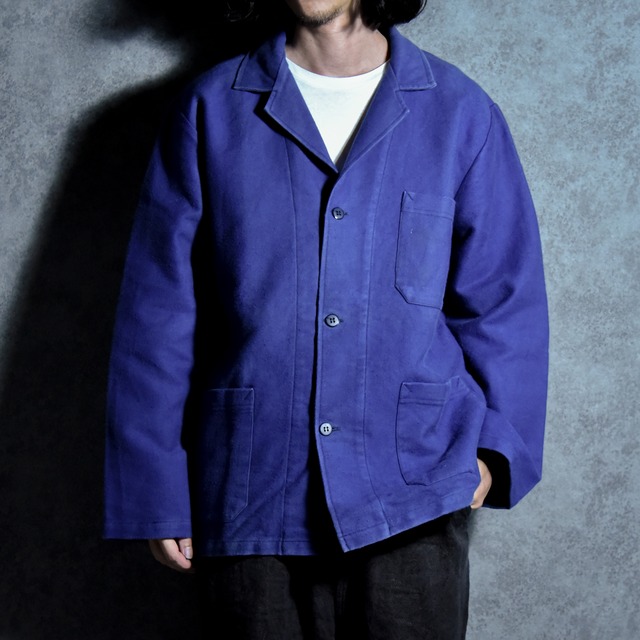 80-90s CATAPANO Euro Work Coverall Italian Lapel Jacket ユーロ 