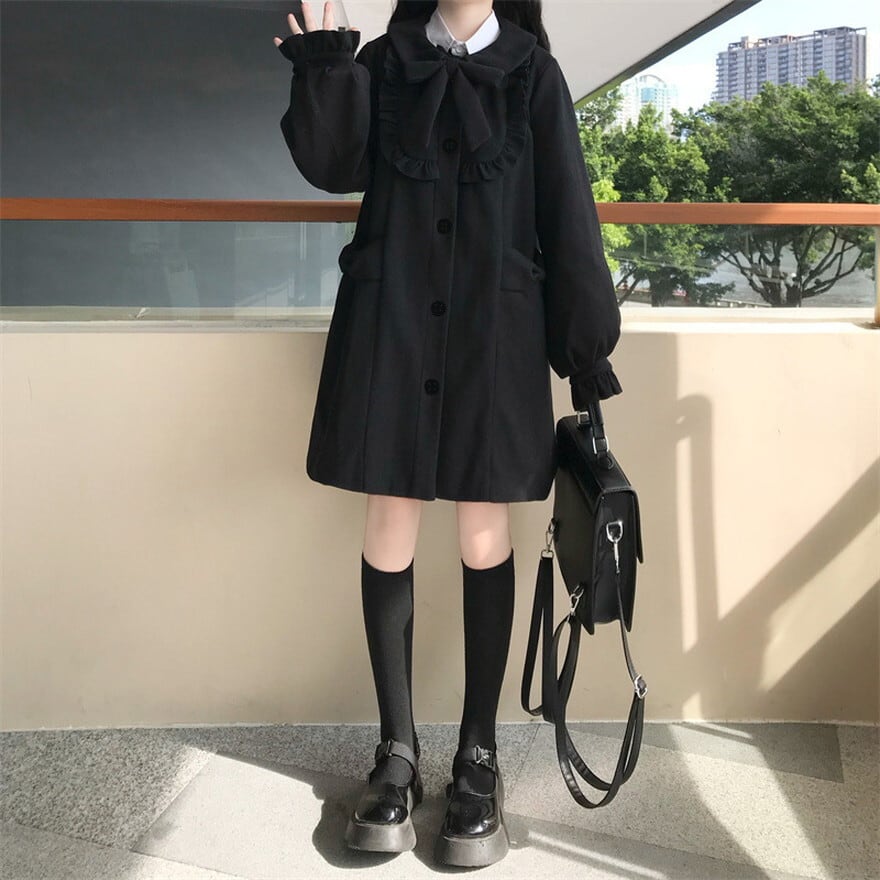 ソフトロリータ セミロリ コート JKファッション 普段使い ガーリー 甘